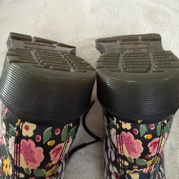 Dr. Martens 1460 Pascal Floral Lace‑Up Boots Women's Black Floral Leather Size:6 - Picture 14 of 14